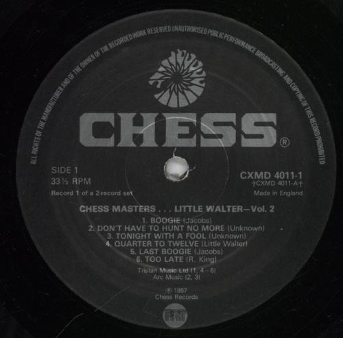 Little Walter Little Walter Vol. 2 2-LP vinyl record set (Double LP Album) UK LTW2LLI514975