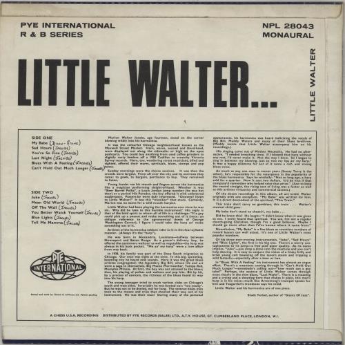 Little Walter The Best Of Little Walter vinyl LP album (LP record) UK LTWLPTH764370
