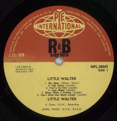 Little Walter The Best Of Little Walter vinyl LP album (LP record) UK LTWLPTH786535