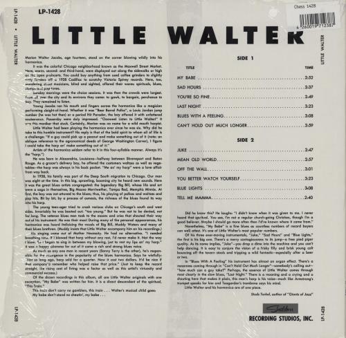 Little Walter The Best Of vinyl LP album (LP record) German LTWLPTH758951