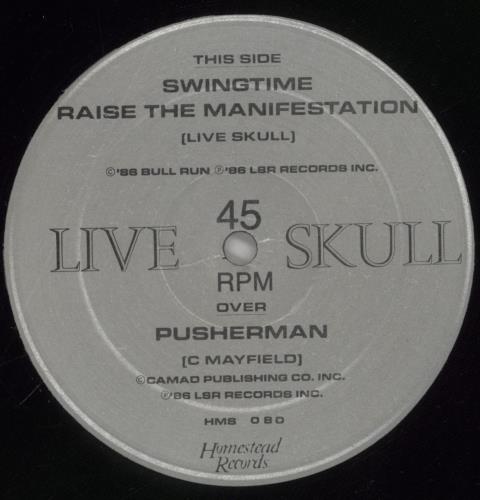 Live Skull Pusherman - promo 12" vinyl single (12 inch record / Maxi-single) US L0W12PU860768