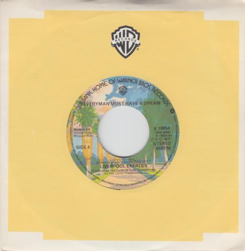 Liverpool Express Everyman Must Have A Dream - Jukebox 7" vinyl single (7 inch record / 45) UK L4Z07EV599572