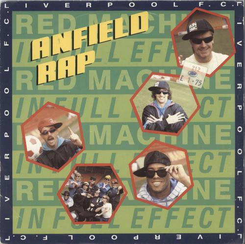 Liverpool FC Anfield Rap 7" vinyl single (7 inch record / 45) UK LFC07AN165584