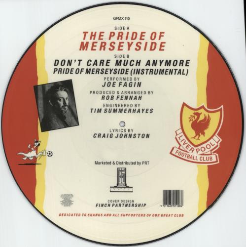 Liverpool FC The Pride Of Merseyside picture disc LP (vinyl picture disc album) UK LFCPDTH868121