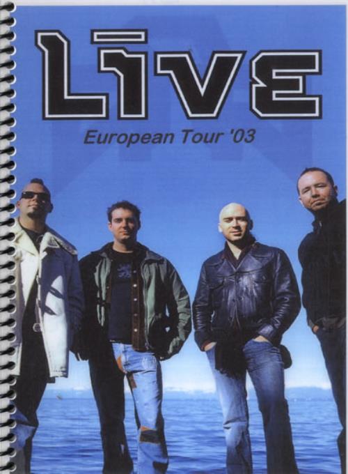 Live 2003 Tour Itinerary And AAA Pass Itinerary UK LVEITTO558136