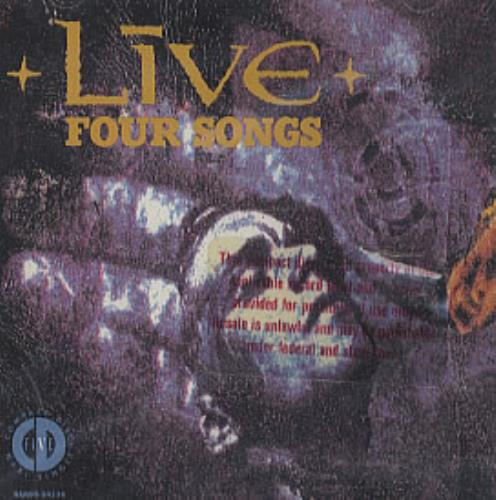 Live Four Songs CD single (CD5 / 5") US LVEC5FO156334