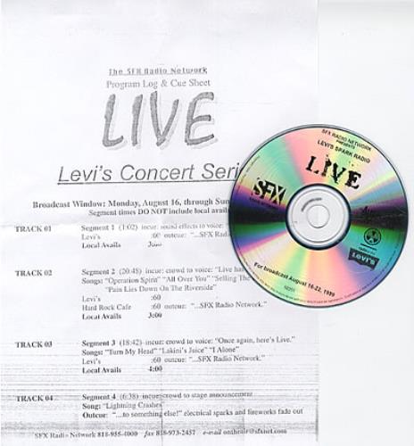 Live Levi's Concert Series CD album (CDLP) US LVECDLE146313