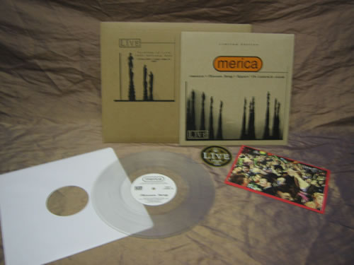 Live Merica 10" vinyl single (10 inch record) US LVE10ME345323