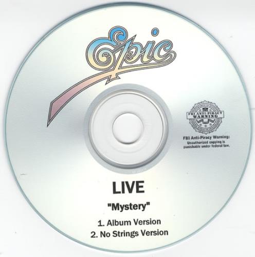 Live Mystery CD-R acetate US LVECRMY369428