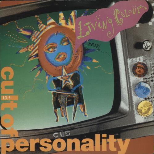 Living Colour Cult Of Personality 7" vinyl single (7 inch record / 45) UK LIV07CU26682