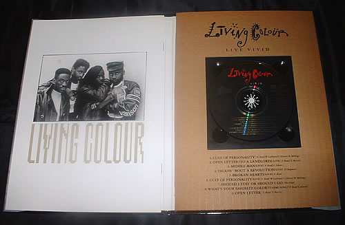 Living Colour Live Livid media press kit Japanese LIVKILI327589