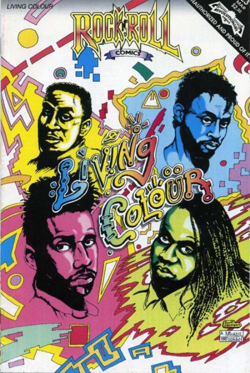 Living Colour Rock 'N' Roll Comic magazine US LIVMARO377367