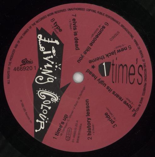 Living Colour Time's Up - Stickered sleeve vinyl LP album (LP record) UK LIVLPTI362594