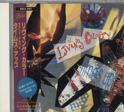 Living Colour Time's Up CD album (CDLP) Japanese LIVCDTI714670