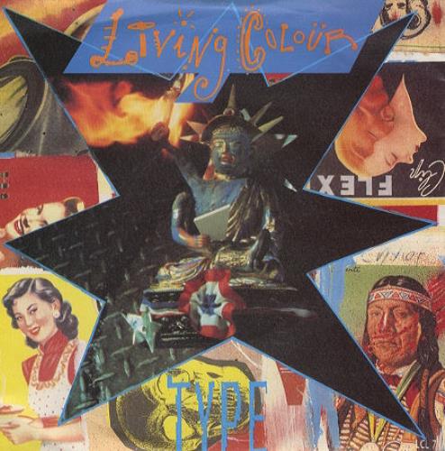 Living Colour Type 7" vinyl single (7 inch record / 45) UK LIV07TY195662