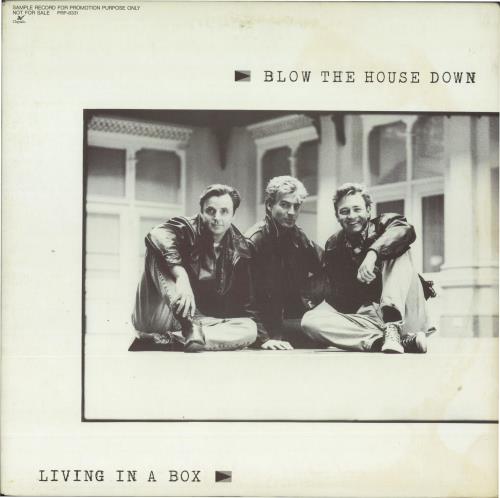 Living In A Box Blow The House Down - Promo 12" vinyl single (12 inch record / Maxi-single) Japanese LIB12BL807977