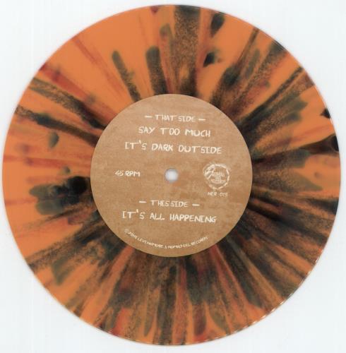 Livingmore It's All Happening 7" vinyl single (7 inch record / 45) US -NW07IT885679
