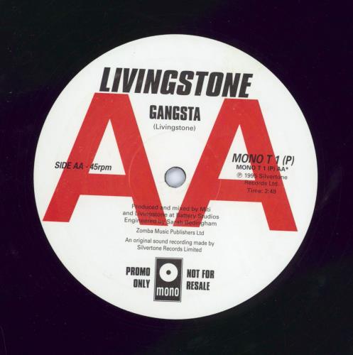 Livingstone Good Intentions - 'A' label 10" vinyl single (10 inch record) UK LWV10GO778666