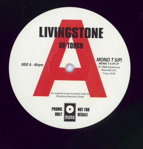 Livingstone So Tough 12" vinyl single (12 inch record / Maxi-single) UK LWV12SO774751