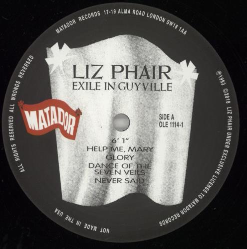 Liz Phair Exile In Guyville 2-LP vinyl record set (Double LP Album) US LZP2LEX865349