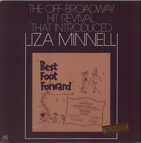 Liza Minnelli Best Foot Forward vinyl LP album (LP record) US LIZLPBE652954