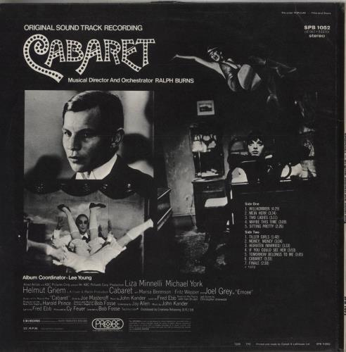 Liza Minnelli Cabaret vinyl LP album (LP record) UK LIZLPCA346157