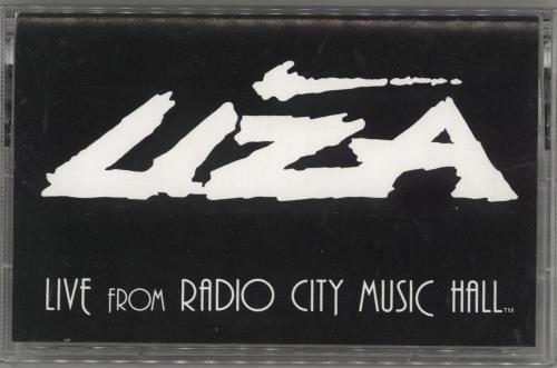 Liza Minnelli Live From Radio City Music Hall cassette album US LIZCLLI201058