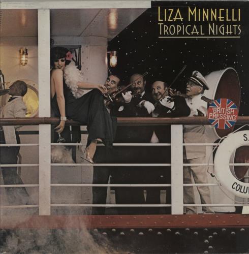 Liza Minnelli Tropical Nights vinyl LP album (LP record) UK LIZLPTR750698