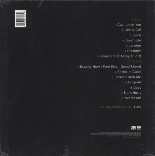 Lizzo Cuz I Love You - Shrink - Aqua Blue Vinyl vinyl LP album (LP record) Dutch 4Z7LPCU866605