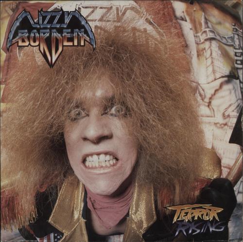 Lizzy Borden Terror Rising vinyl LP album (LP record) Dutch L3-LPTE790084