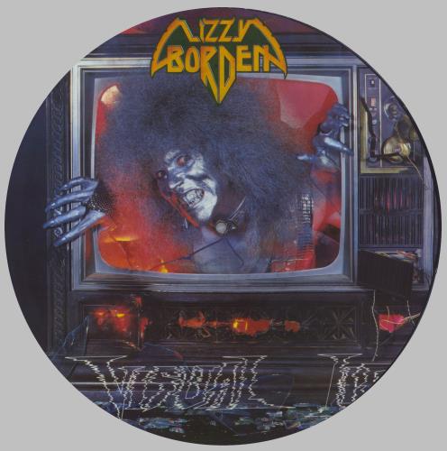 Lizzy Borden Visual Lies picture disc LP (vinyl picture disc album) Dutch L3-PDVI822619