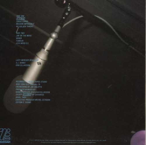 Lizzy Mercier Descloux Press Color vinyl LP album (LP record) US N50LPPR712842