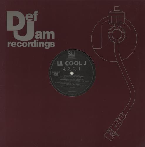 LL Cool J 4, 3, 2, 1 12" vinyl single (12 inch record / Maxi-single) US LLC12761554