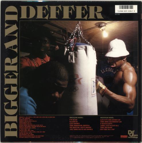 LL Cool J Bigger And Deffer (BAD) vinyl LP album (LP record) Japanese LLCLPBI713936