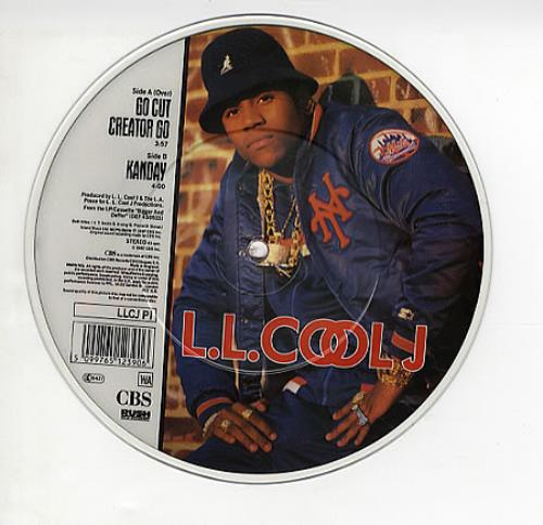 LL Cool J Go Cut Creator Go 7" vinyl picture disc (7 inch picture disc single) UK LLC7PGO102604
