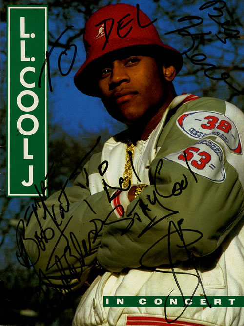 LL Cool J In Concert - Autographed tour programme UK LLCTRIN555471