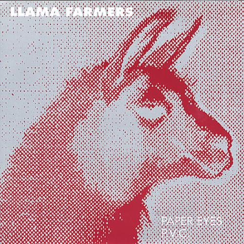 Llama Farmers Paper Eyes 7" vinyl single (7 inch record / 45) UK LL107PA273509