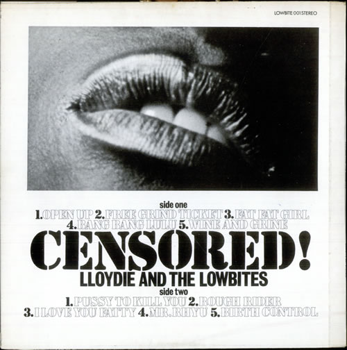 Lloyd Charmers Censored! vinyl LP album (LP record) UK LP3LPCE514152
