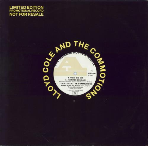 Lloyd Cole From The Hip 12" vinyl single (12 inch record / Maxi-single) UK LLO12FR27306