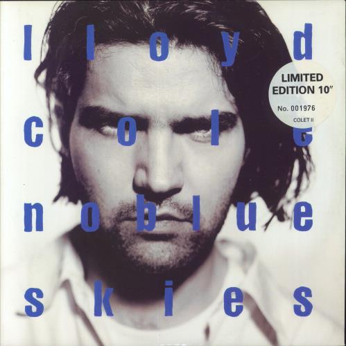 Lloyd Cole No Blue Skies 10" vinyl single (10 inch record) UK LLO10NO134570