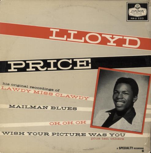 Lloyd Price Lloyd Price vinyl LP album (LP record) UK LPCLPLL883617
