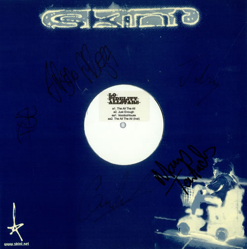 Lo Fidelity Allstars Ghostmutt EP - Autographed 12" vinyl single (12 inch record / Maxi-single) UK LOF12GH512482