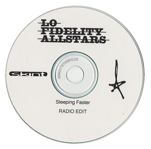 Lo Fidelity Allstars Sleeping Faster CD-R acetate UK LOFCRSL473322