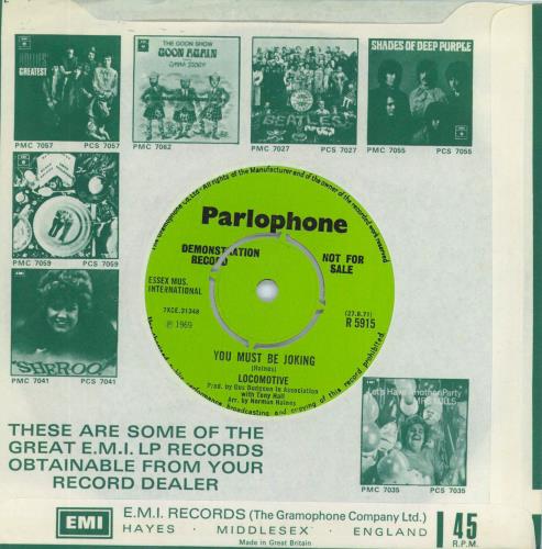 Locomotive Rudi's In Love 7" vinyl single (7 inch record / 45) UK LOC07RU813690