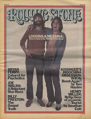 Loggins & Messina Rolling Stone - February 1975 magazine US LBPMARO351345