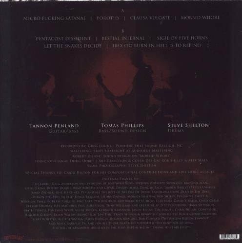 Loincloth Psalm Of The Morbid Whore vinyl LP album (LP record) US 5O-LPPS832445