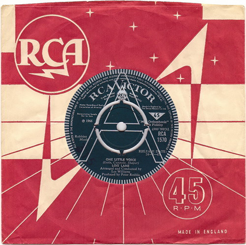 Lois Lane One Little Voice 7" vinyl single (7 inch record / 45) UK OIS07ON613111