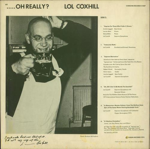 Lol Coxhill The Story So Far ..... Oh Really? - EX vinyl LP album (LP record) UK LCXLPTH738605