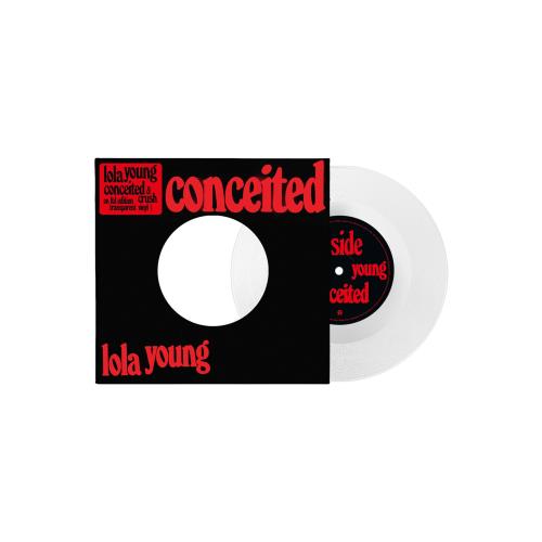 Lola Young Conceited - Clear Vinyl - Sealed 7" vinyl single (7 inch record / 45) UK 8Y-07CO862666