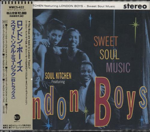 London Boys Sweet Soul Music + Obi CD single (CD5 / 5") Japanese LBOC5SW186911